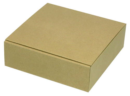 フリーBOX（茶・190×190×高60mm）画像
