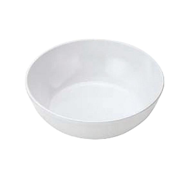 メラミン食器 No.46AW 菜皿給食用 A-2 (白) エンテック画像