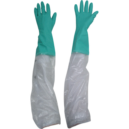 ﾋﾞﾆｽﾀｰ ﾋﾞﾆｽﾀｰ腕ｶﾊﾞｰ付ﾌﾙｰﾙあつ手 M ｸﾞﾘｰﾝ 1双画像