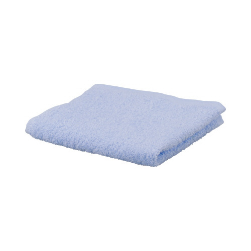 カラーおしぼりタオル　ブルー　５枚入画像