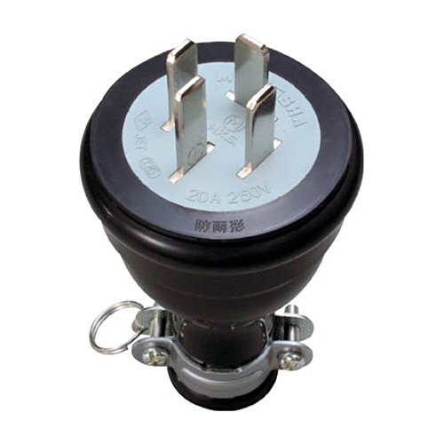 防水ﾌﾟﾗｸﾞ 接地3P20A250V 1個画像