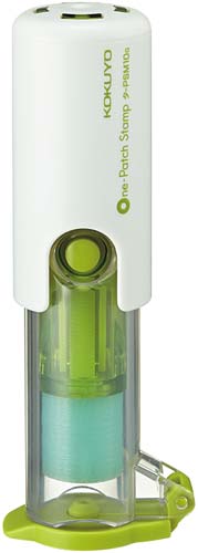 ビニールパッチホルダー〈ワンパッチスタンプ〉緑３個