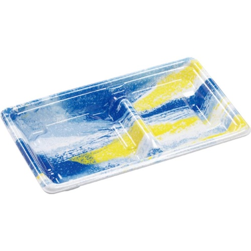 エフピコ 冷麺容器 SBセット26-15-1A 本体 水彩青画像