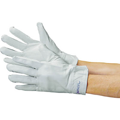 牛本革手袋 715P白 1双画像