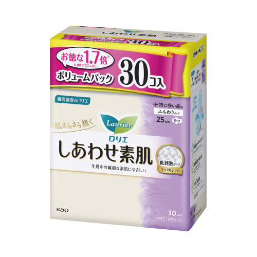 ロリエしあわせ素肌ＢＰ特に多い昼用２５羽つき　１箱画像