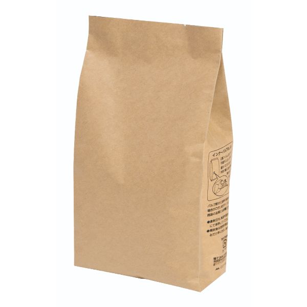 コーヒー豆 袋 COT-921 インナーバルブ付100g用ガゼット袋 茶クラフト ヤマニパッケージ画像