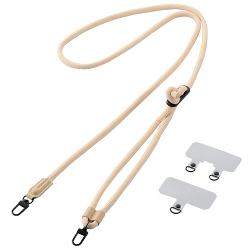 ｼｮﾙﾀﾞｰｽﾄﾗｯﾌﾟ 丸紐6mm ﾍﾞｰｼﾞｭ 1本画像