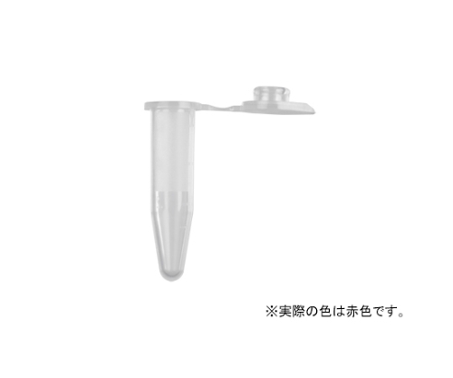 0.6mL スナップロックマイクロチューブ 赤色 1ケース（1000個×10パック入）画像