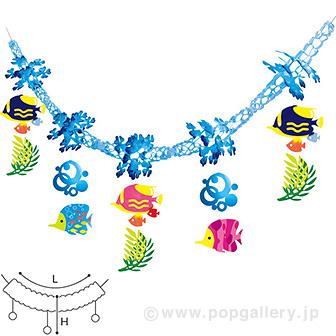 アクアマリンガーランド画像