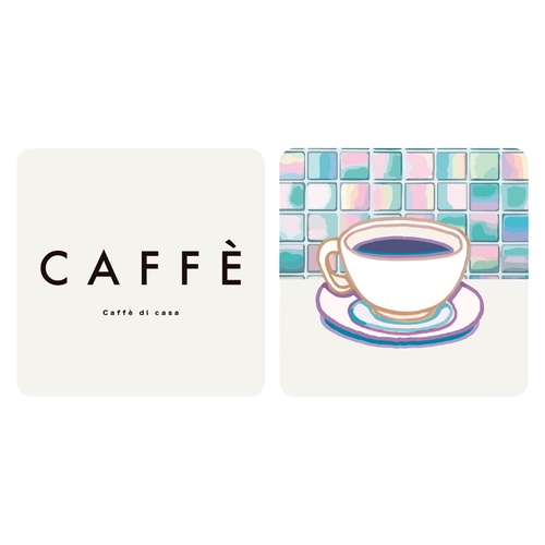ウォールライト テーブルライト LIGHT BOX SIGN 専用デザインシート 2枚入り CAFFE画像