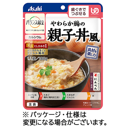ﾊﾞﾗﾝｽ献立 やわらか鶏の親子丼風 180g 1ｾｯﾄ(24ﾊﾟｯｸ)