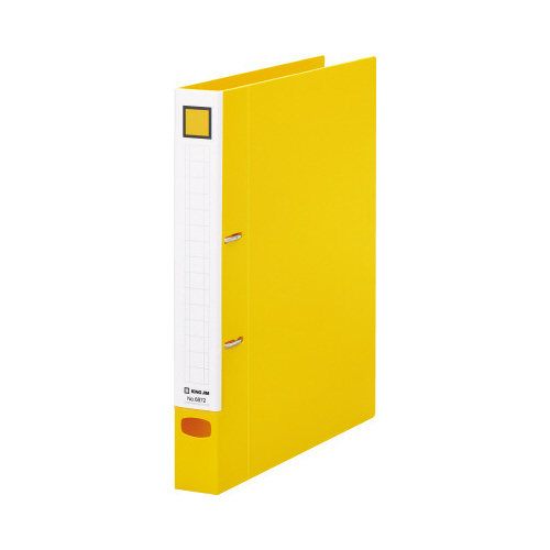 レバーリングファイル　Ｄタイプ黄／とじ厚２５ｍｍ画像