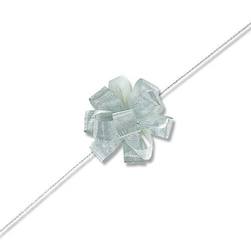 HEIKO ワンタッチメタルリボン 12mm幅×20m巻 シルバー 1巻画像