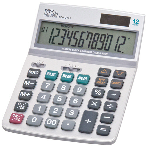 電卓 ﾃﾞｽｸﾄｯﾌﾟ 多機能ﾀｲﾌﾟ M 12桁 1台