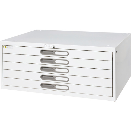 A1用ﾏｯﾌﾟｹｰｽ A1-5W 5段引出し型 ﾎﾜｲﾄ 1台画像