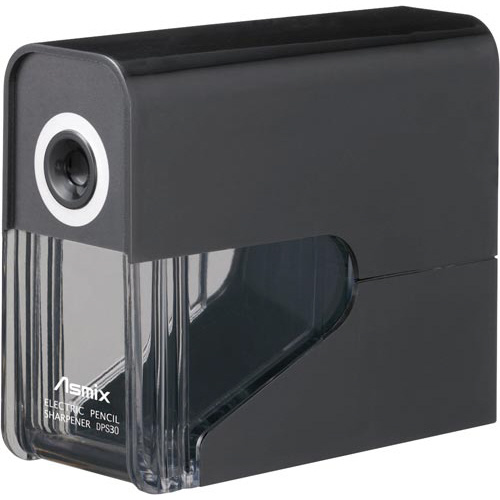 乾電池式電動シャープナー　ブラック画像