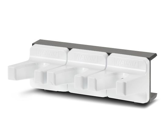 ネジ固定式棚用ピペットホルダー3本用 HU-S3 3個入画像