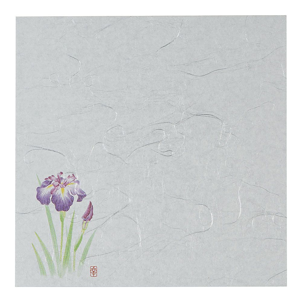 遠赤抗菌和紙 花ごよみ懐敷(200枚入) あやめ画像