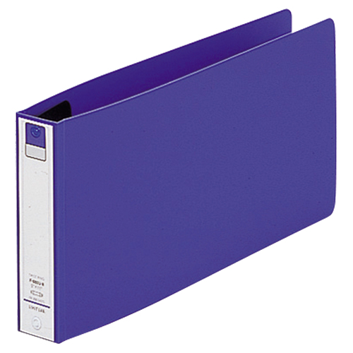 ﾘﾝｸﾞﾌｧｲﾙ(ｶﾄﾞﾛｯｸ&ﾂｲｽﾄﾘﾝｸﾞ) 5×11ﾖｺ 2穴 200枚収容 背幅36mm 青 1冊画像