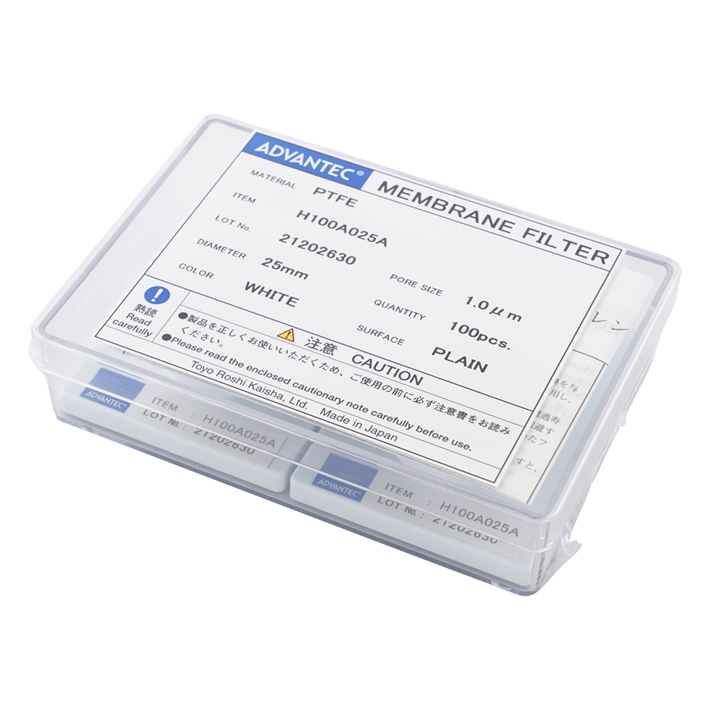 メンブレンフィルター（親水性PTFEタイプ）　孔径1μm　100枚入画像