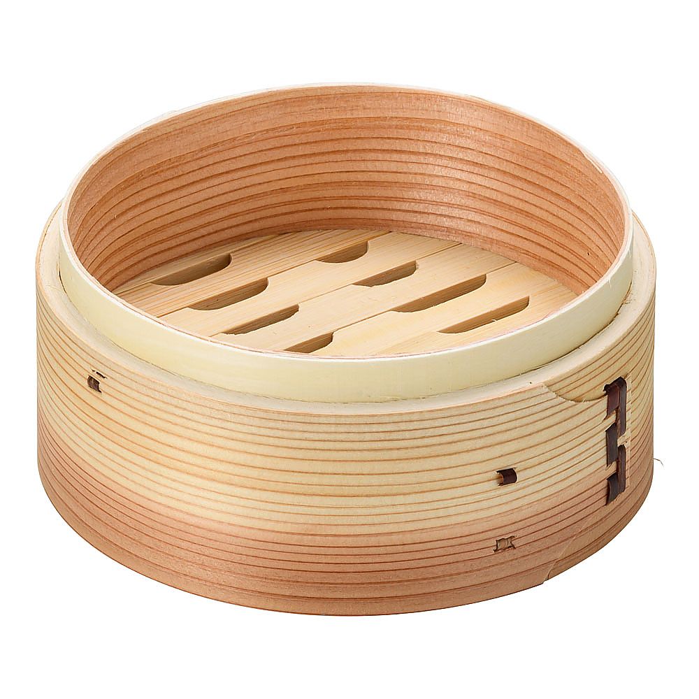 杉製　ミニ中華セイロ　15cm　蓋画像