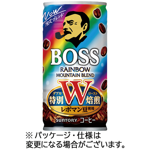 ﾎﾞｽ ﾚｲﾝﾎﾞｰﾏｳﾝﾃﾝﾌﾞﾚﾝﾄﾞ 185g 缶 1ｹｰｽ(30本)画像