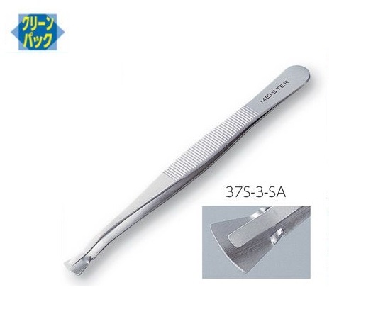 MEISTERピンセット　ウェハー用　幅広　耐酸鋼画像