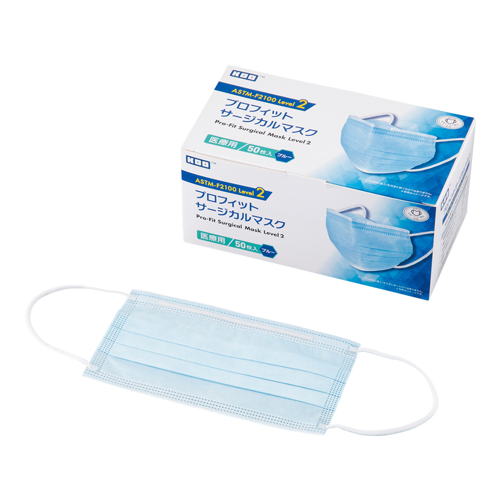 プロフィットサージカルマスクLevel2 イヤーループ 50枚入