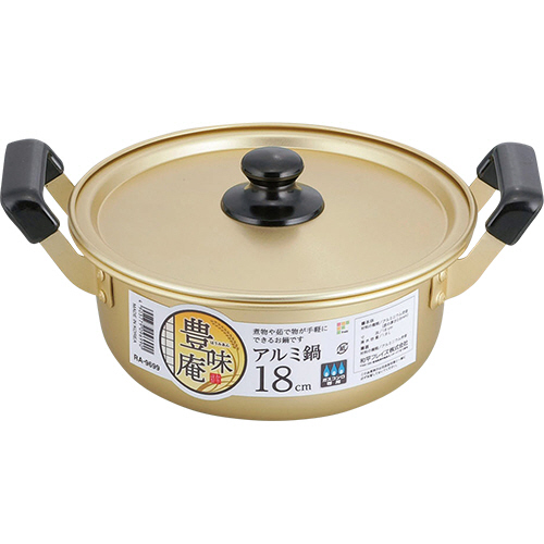 豊味庵 ｱﾙﾐ鍋 18cm 1個画像