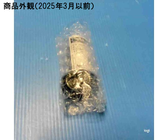 金属対物レンズ(M Plan 60X) 金属部分が光を反射し、精密なレンズの細部が際立っている様子
