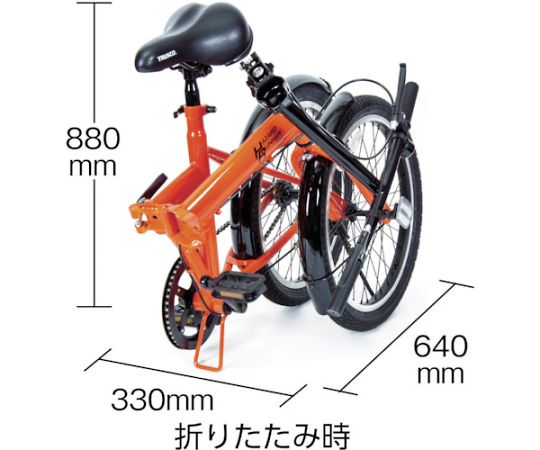 THR5520用　ノーパンクタイヤ　前輪 黒いノーパンクタイヤの側面が見える状態