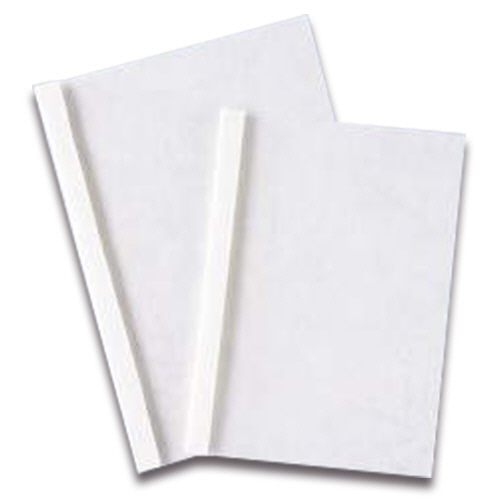 製本機用 表紙 片透明 ｴｺﾉﾐｰ A4 厚さ1mm 白 1ﾊﾟｯｸ(20冊)画像