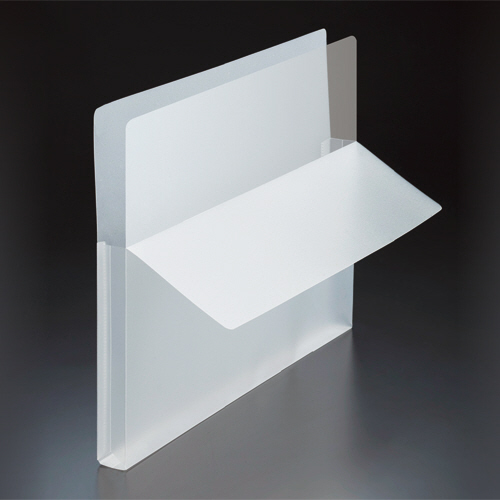 再生ｸﾘｱﾎﾙﾀﾞｰ(角まる･20mmﾏﾁ)A4厚さ0.2mm ｸﾘｱ 1ﾊﾟｯｸ(10枚)画像