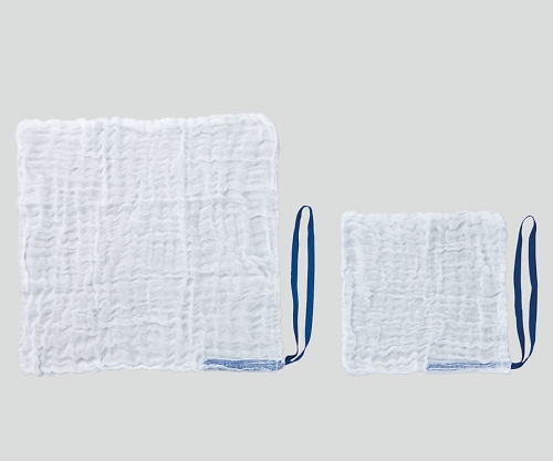 紐付きスポンジガーゼ（ワイラップ）　４枚重　１箱（８０枚入）画像