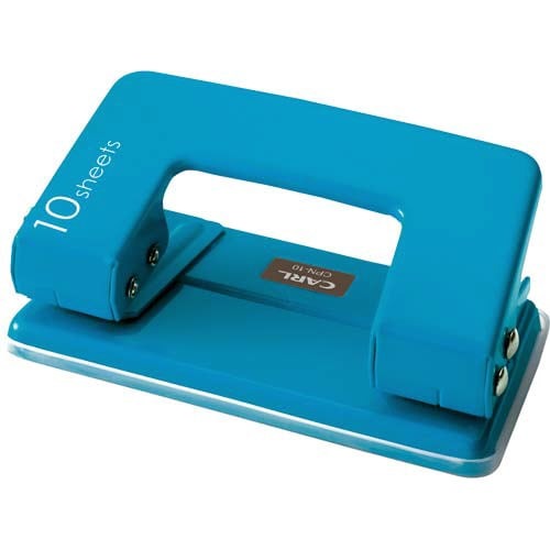 ２穴パンチ　１０枚穿孔　ブルー画像