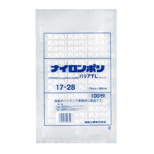福助工業 真空袋 ナイロンポリ バリアTLタイプ 17-28画像
