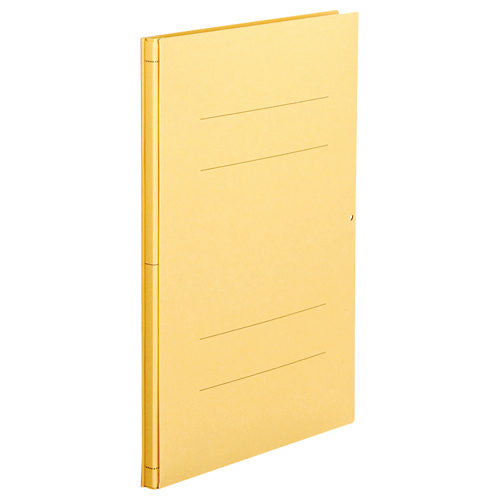 背幅伸縮ﾌﾗｯﾄﾌｧｲﾙ A4ﾀﾃ 1000枚収容 背幅13-113mm 黄 1冊画像