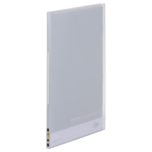 ｼﾝﾌﾟﾘｰｽﾞ ｸﾘｱｰﾌｧｲﾙ(透明) A4ﾀﾃ 10ﾎﾟｹｯﾄ 背幅10mm 透明 1ｾｯﾄ(10冊)画像