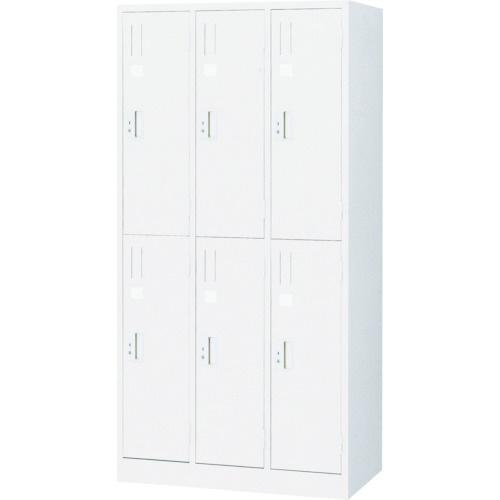 ｽﾀﾝﾀﾞｰﾄﾞﾛｯｶｰ 6人用 900×515×H1790 ﾎﾜｲﾄ 1台画像