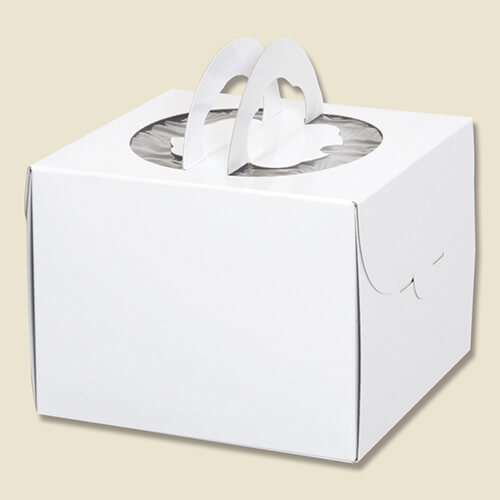 手提げデコホワイト ４寸画像