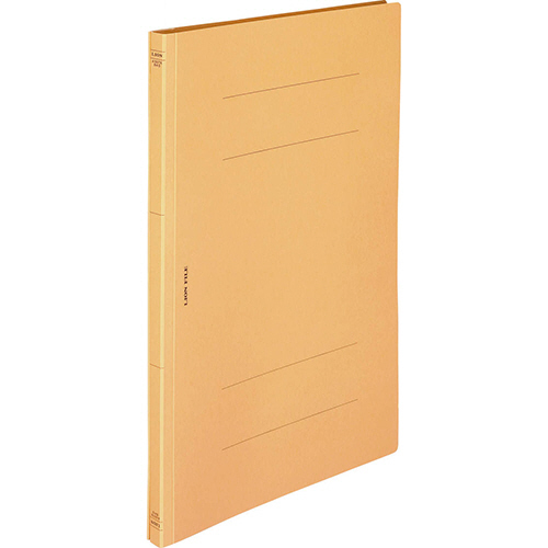 ﾌﾗｯﾄﾌｧｲﾙ(環境) 樹脂押え具 B4ﾀﾃ 150枚収容 背幅18mm 黄 1冊画像