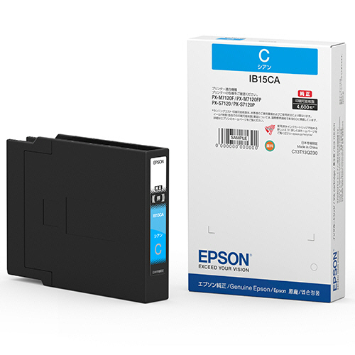 ｲﾝｸｶｰﾄﾘｯｼﾞ ｼｱﾝ Mｻｲｽﾞ IB15CA 1個画像