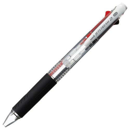 ジェットストリーム　2色ボールペン　0.7mm　(軸色:透明)　1本