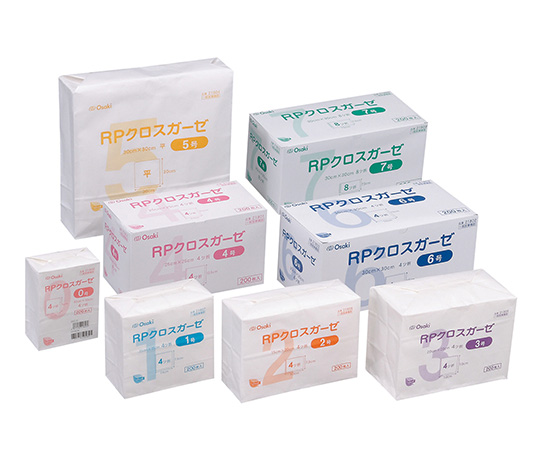 ＲＰクロスガーゼ　０号　１０ｃｍ×１０ｃｍ　４ツ折　２００枚入画像