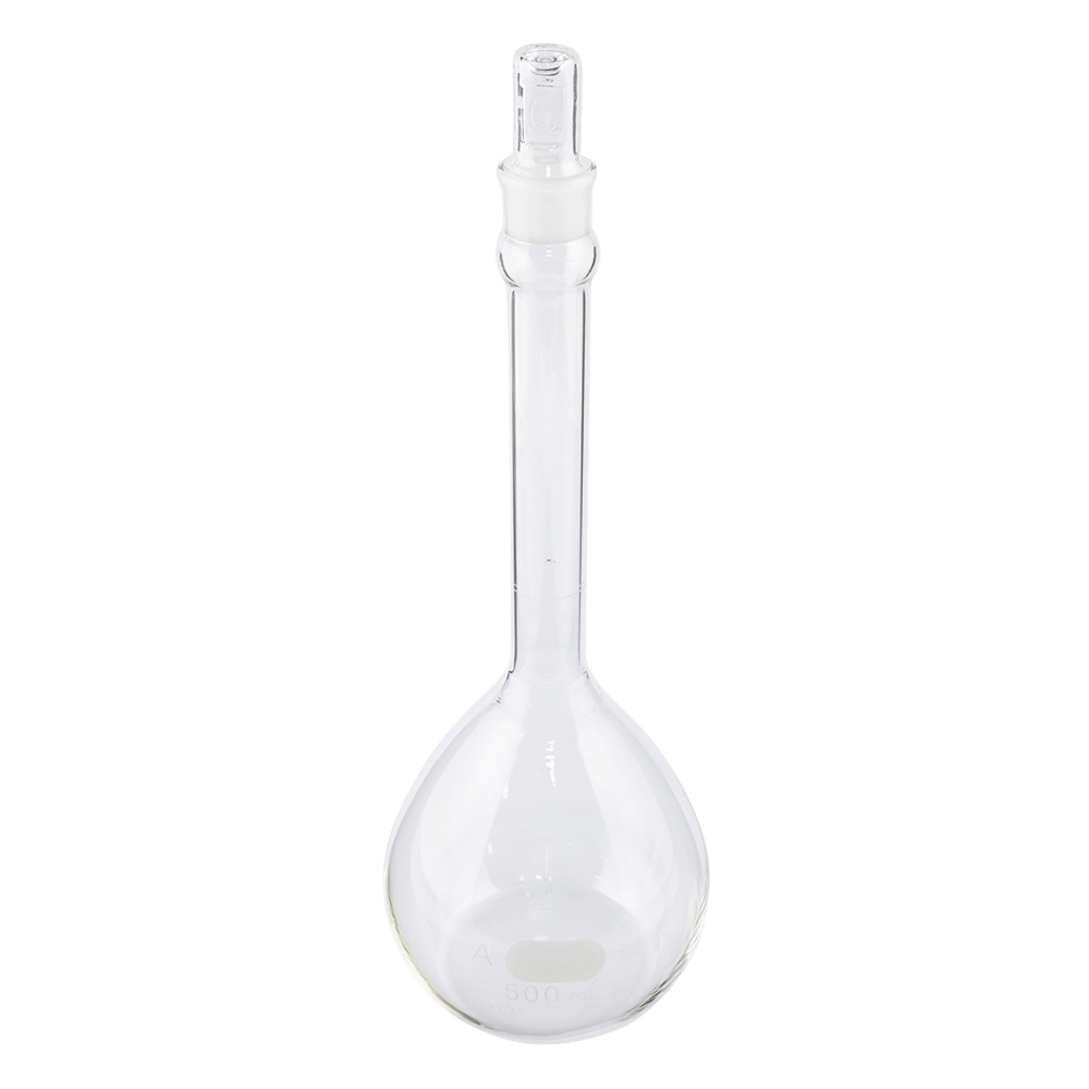 メスフラスコ　CLassA　白 500mL画像