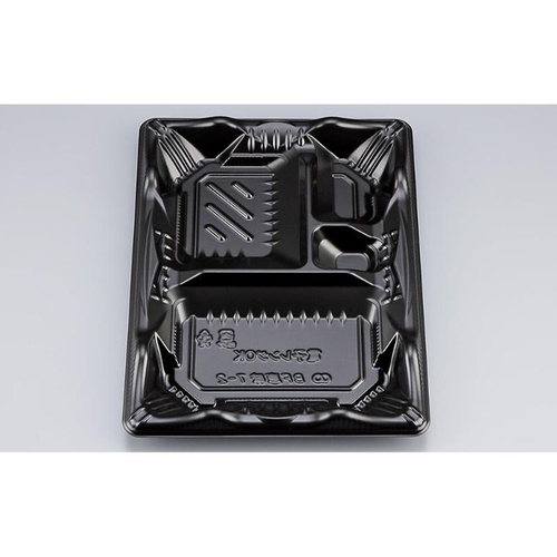 シーピー化成 弁当容器 BF恵味7-2 黒 本体(N)画像