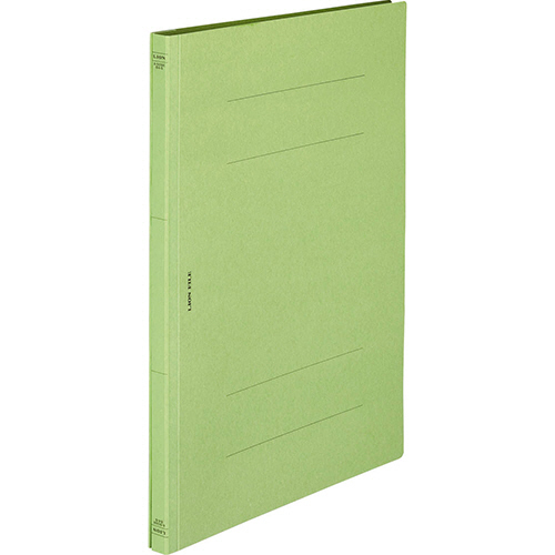 ﾌﾗｯﾄﾌｧｲﾙ(環境) 樹脂押え具 B4ﾀﾃ 150枚収容 背幅18mm 緑 1冊画像