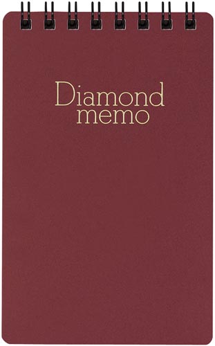 ダイヤメモ＜Ｍ＞赤　４０枚　１０冊画像