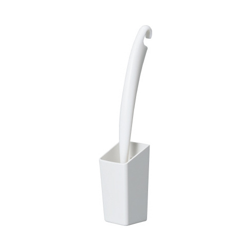 細部まで磨きやすいミニトイレブラシ（ケース付き）画像