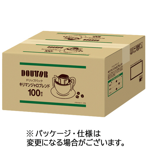 ﾄﾞﾘｯﾌﾟﾊﾟｯｸ ｷﾘﾏﾝｼﾞｬﾛﾌﾞﾚﾝﾄﾞ 7g 1箱(100袋)画像